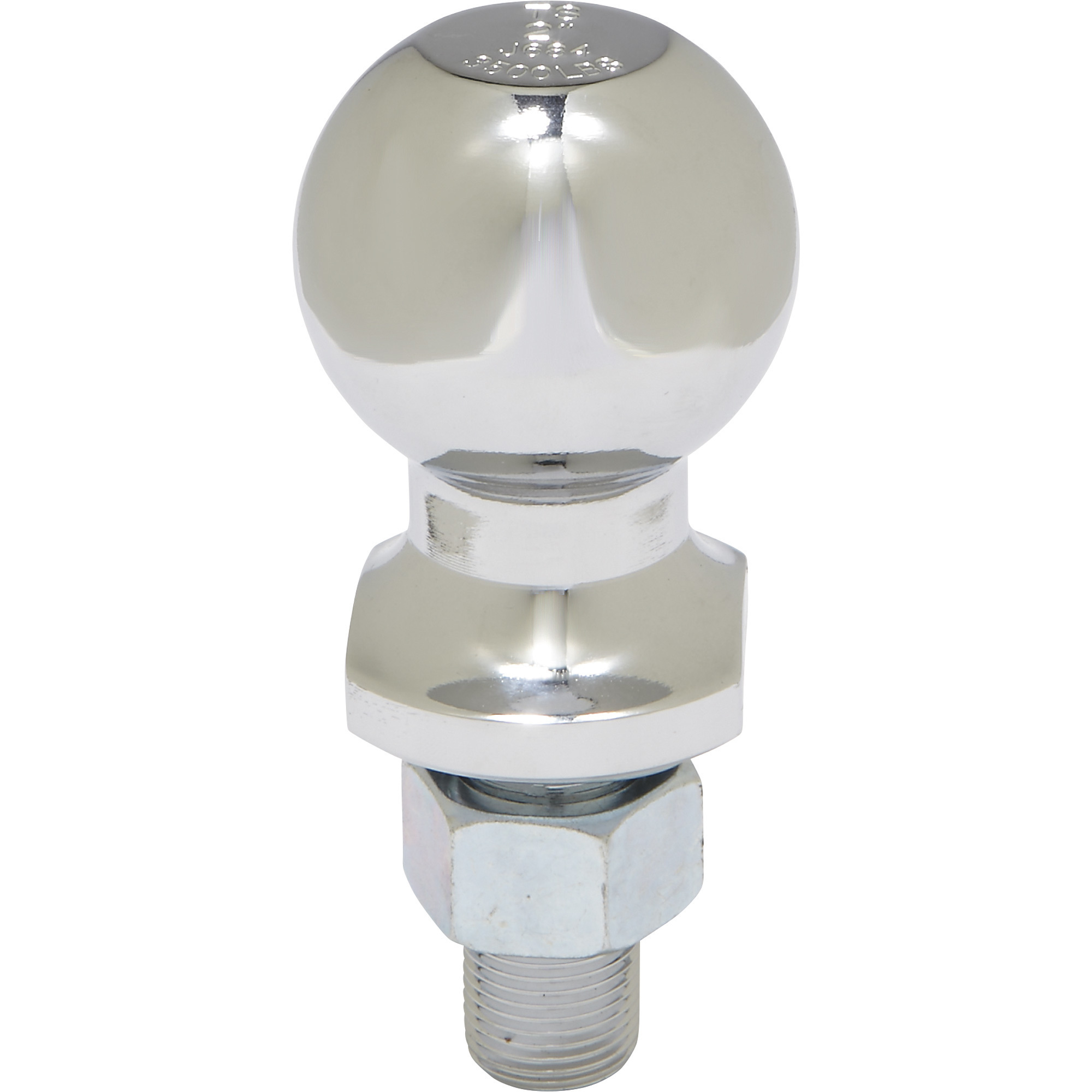 Ultra-Tow Chrome-Plated Hitch Ball, 2in. Ball, 3/4in. Dia. x 1-3/4in.L Shank, 3500-Lb. Capacity